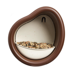 organic mangeoire à oiseaux 25cm chestnut brown